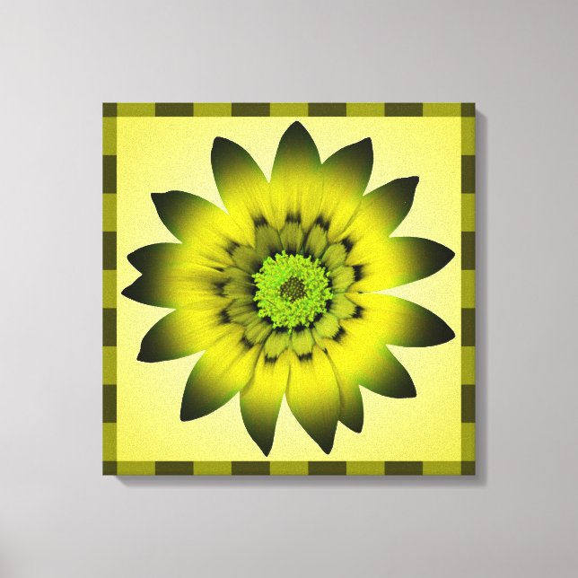 Trabalho de arte verde da oliveira - Canvas (Frente)