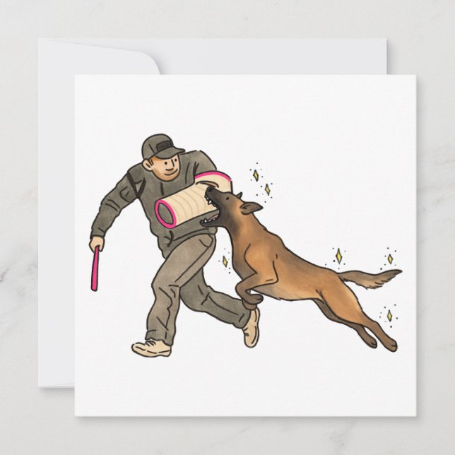 trabalho de mordida do Malinois (Frente)