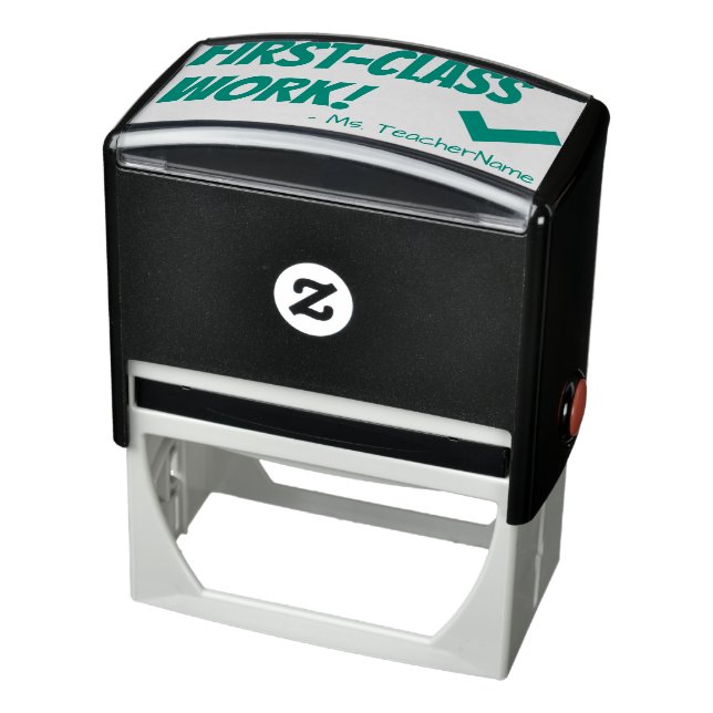 "TRABALHO DE PRIMEIRA CLASSE!" Carimbo de borracha (Produto)