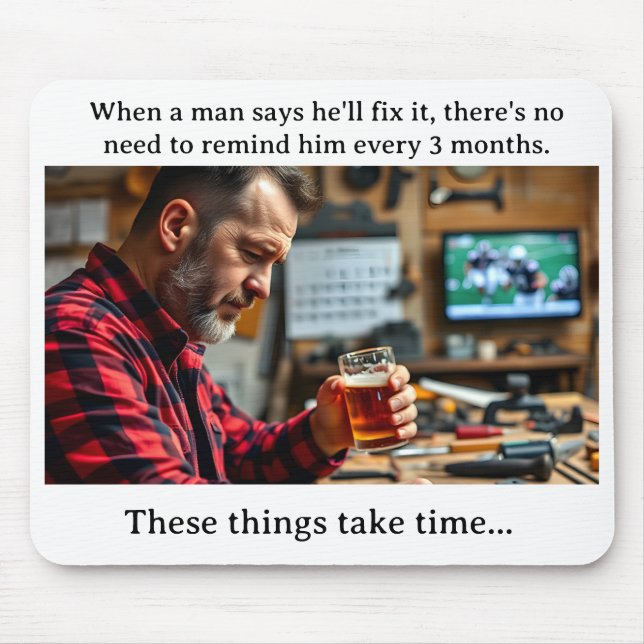 Trabalho em andamento no Mouse Pad (Frente)