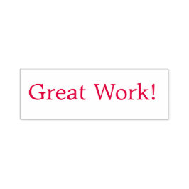 "Trabalho Excelente!" Carimbo de Autoimpressão