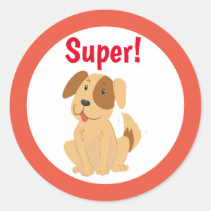 Trabalho excelente! Prêmio adesivo — Personalizar