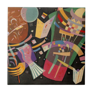 Trabalhos de arte abstratos da composição X de