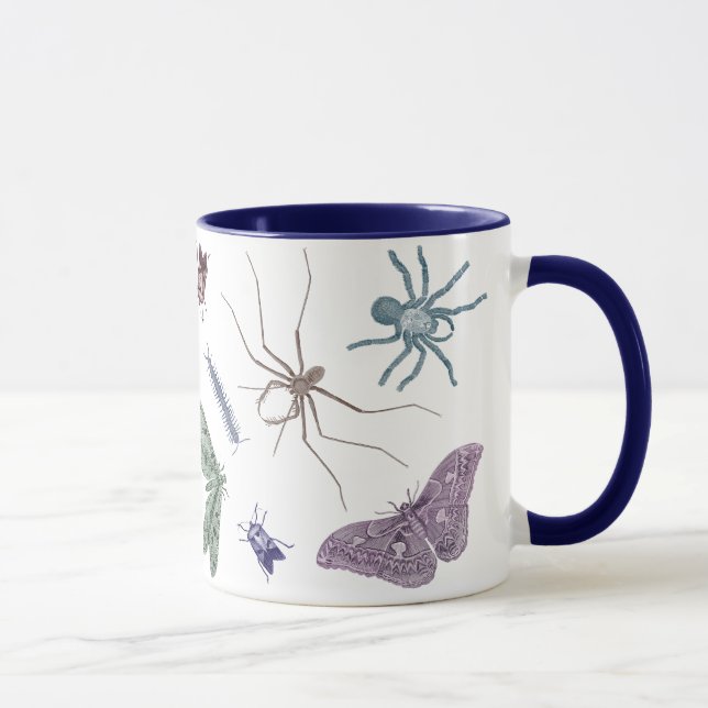 Traças, insetos e aranhas - caneca do inseto de (Direita)