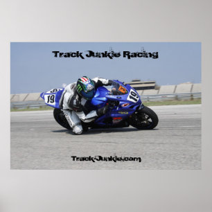 Track Junkie Racing Poster