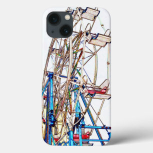 Traço Ferris Wheel-Chalk por Shirley Taylor