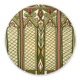 Trações inspiradas vitral da porta das artes & dos