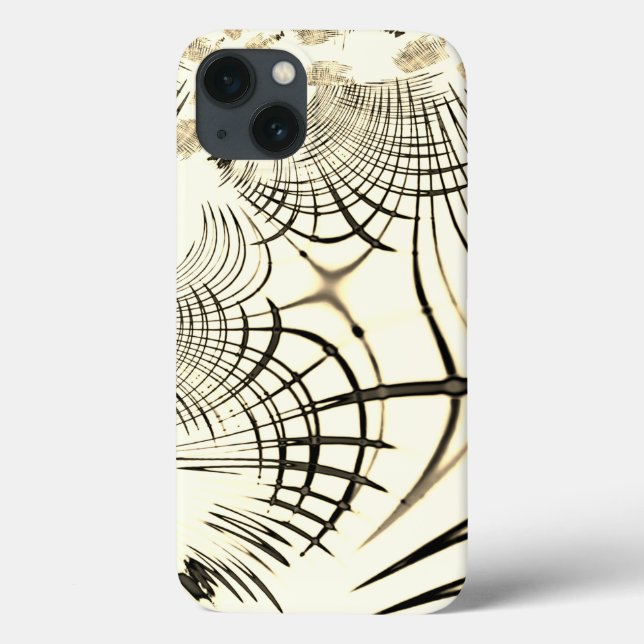 Traços curvos castanho-castanho-rosado, fundo clar (Verso)