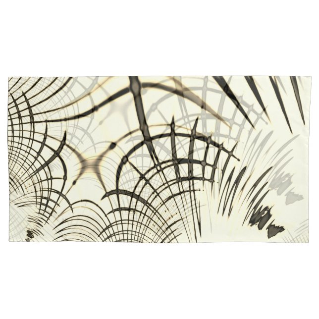 Traços curvos castanho-castanho-rosado, fundo clar (Frente-Esquerda)