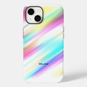 Traços de Pincel Arco-Íris Pastel Personalizados