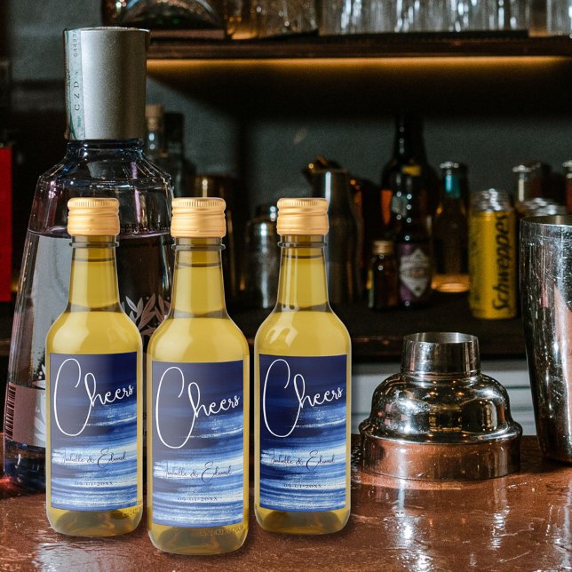 Traços de Pincel Azul e Branco do Marinho Moderno (Criador carregado)