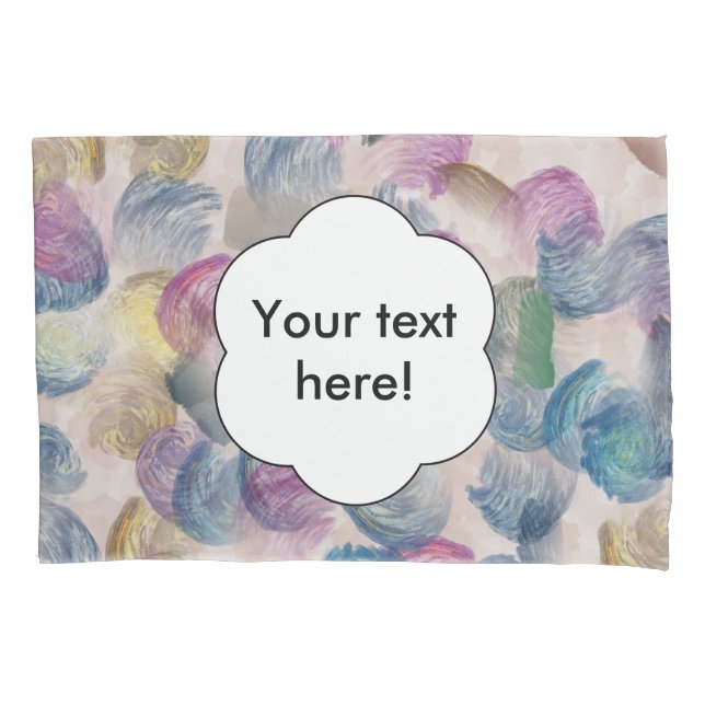 Traços de pincel desenho abstrato (Frente)