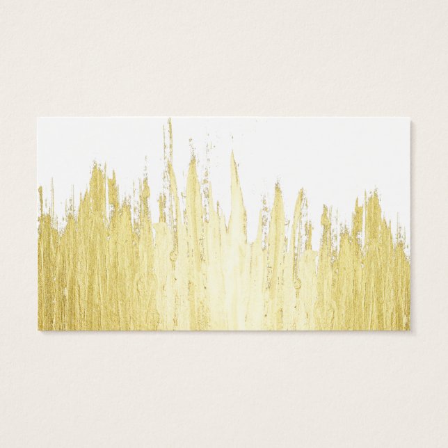Traços de Tinta em Faux Dourado (Verso)