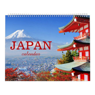 Tradição estética japonesa belo calendário de pare