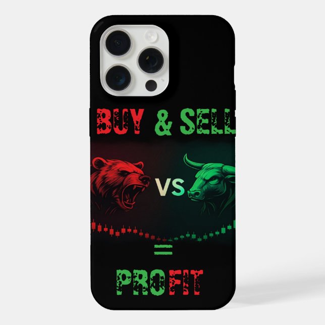Trading Edge: Slim Trader iPhone 15 pro max Case (Verso)