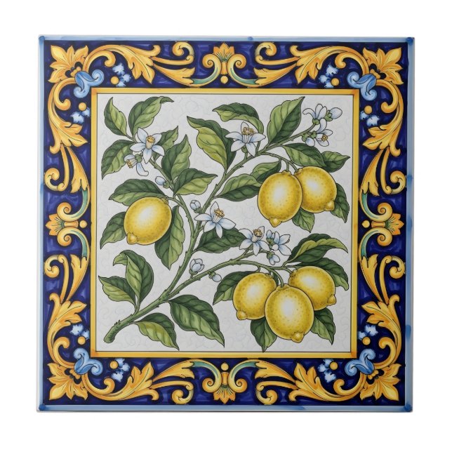 Traditional Italian Majolica Lemon (Frente)