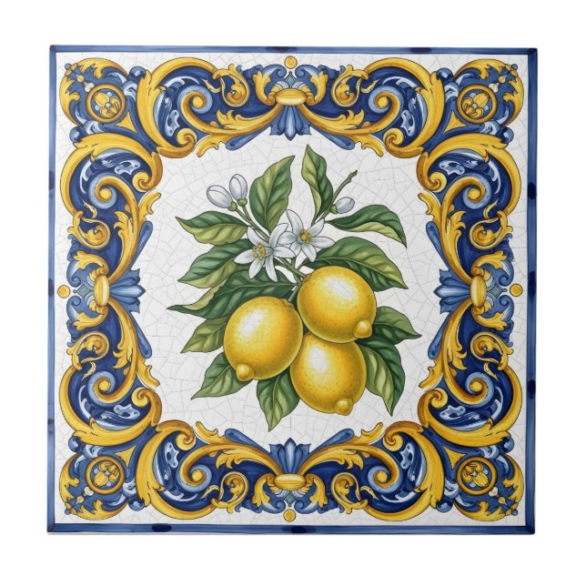 Traditional Mediterranean Majolica Lemon (Frente)