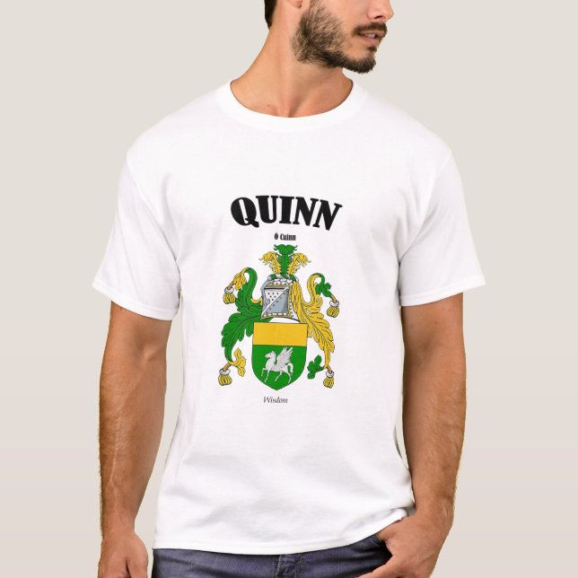 Tradução QUINN Crest e Camisa T (Frente)