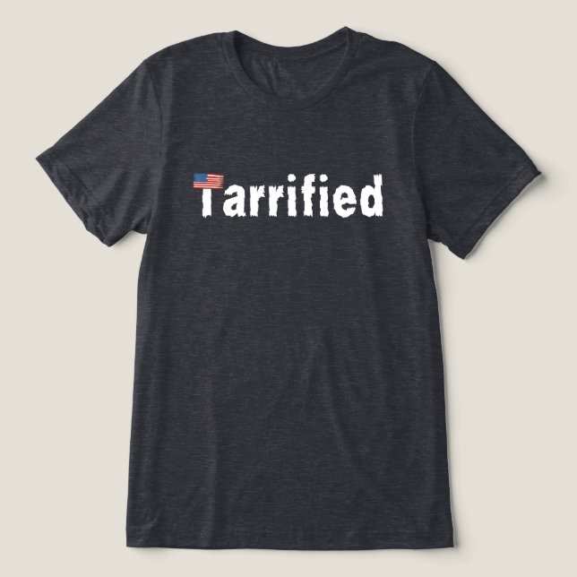 Traduzido - Assustado com Tarifas & Trump (Design frontal)