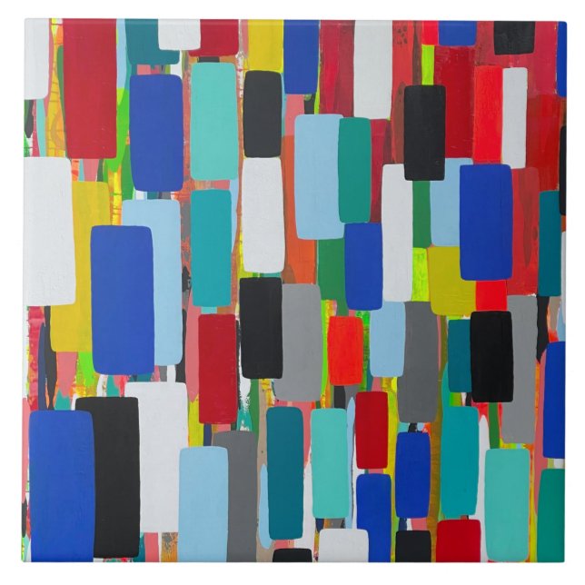 Tráfego emperrado 6 x 6 Azulejo cerâmico (Frente)