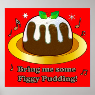 Traga-me a Poster de Natal de Pudim