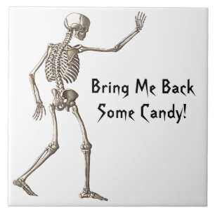Traga-Me De Volta Um Esqueleto De Candy Halloween