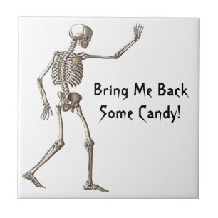 Traga-Me De Volta Um Esqueleto De Candy Halloween