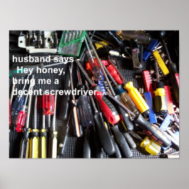 Traga-me um poster de chave de fenda