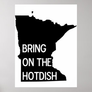 Traga o Poster do Hotdish Funny Minnesota