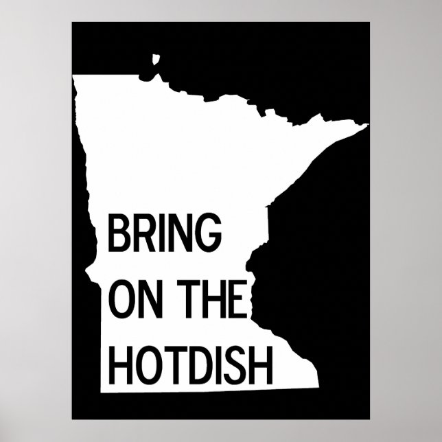 Traga o Poster do Hotdish Funny Minnesota (Frente)
