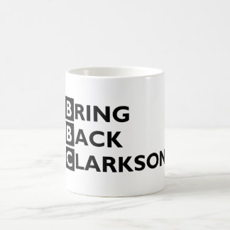Traga para trás a caneca de Clarkson