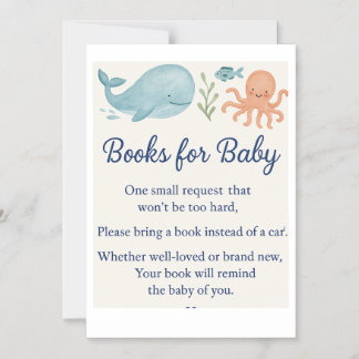 "Traga um Livro em vez de um Cartão – Inserção de 