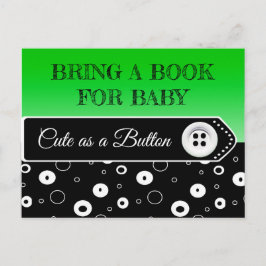 Traga um livro para o cartão de Chá de fraldas de 