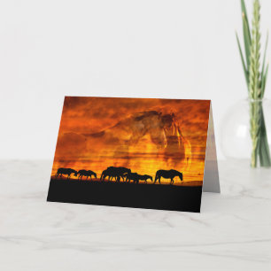 "Trail of the Setting Sun" - Cartão de Saudação