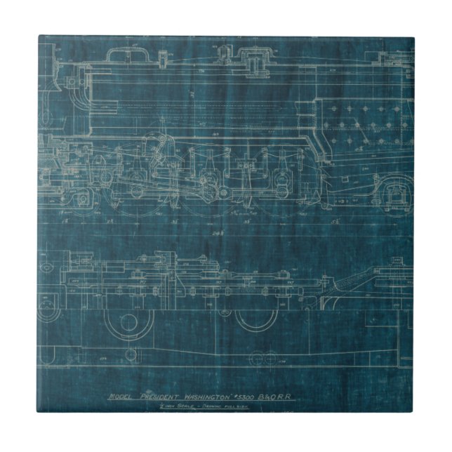 Train Blueprint I (Frente)