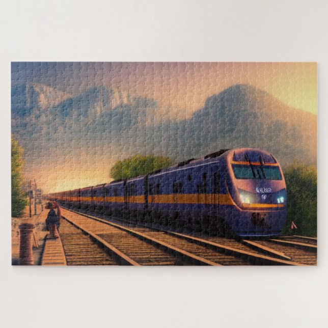 Train Jigsera Quebra-cabeça (Horizontal)