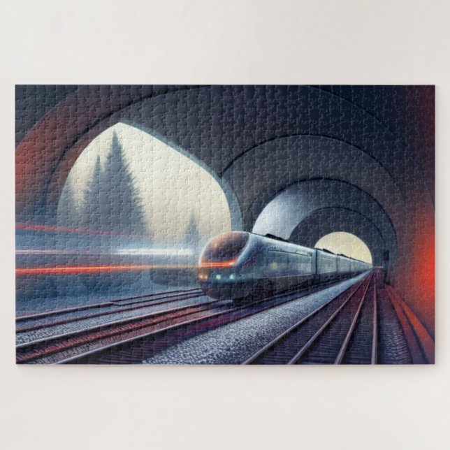 Train Jigsera Quebra-cabeça (Horizontal)