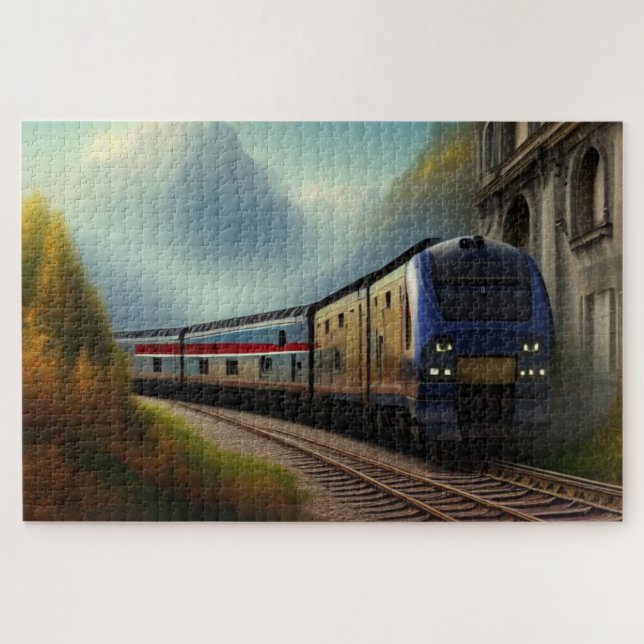 Train Jigsera Quebra-cabeça (Horizontal)