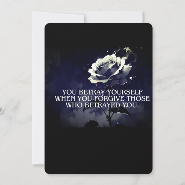 Traíste-Te O Convite E O Cartão-Postal - R Escuro (Frente)