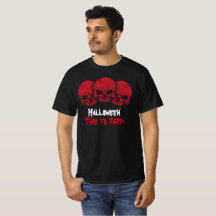 Traje de Halloween Tempo para Camisa de Crânio de