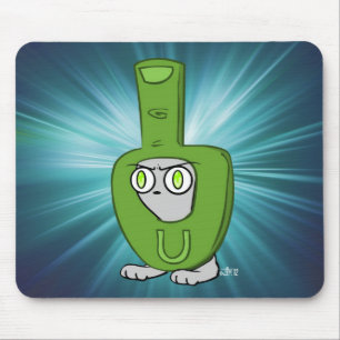Traje espumoso Mousepad do dedo