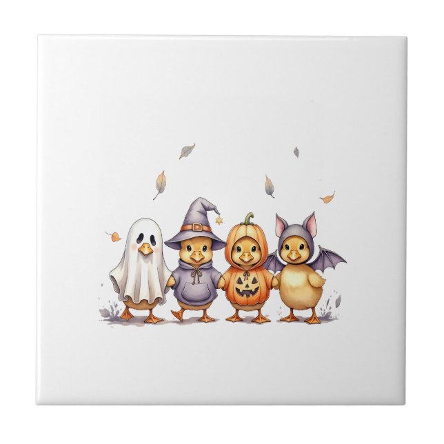 Trajes de Patinhos Fofos de Halloween (Frente)