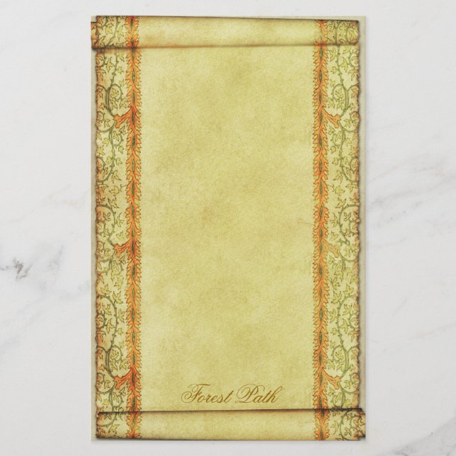 Trajeto de floresta - artigos de papelaria (Frente)