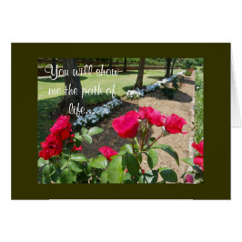 Trajeto do cartão da vida - 16:11 do salmo