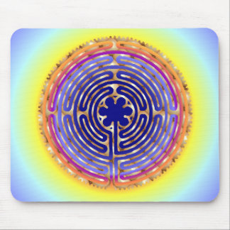 Trajetos Mousepad da luz da pérola do labirinto de