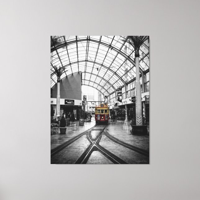 Tram: Canvas de ChristChurch, Nova Zelândia (Frente)