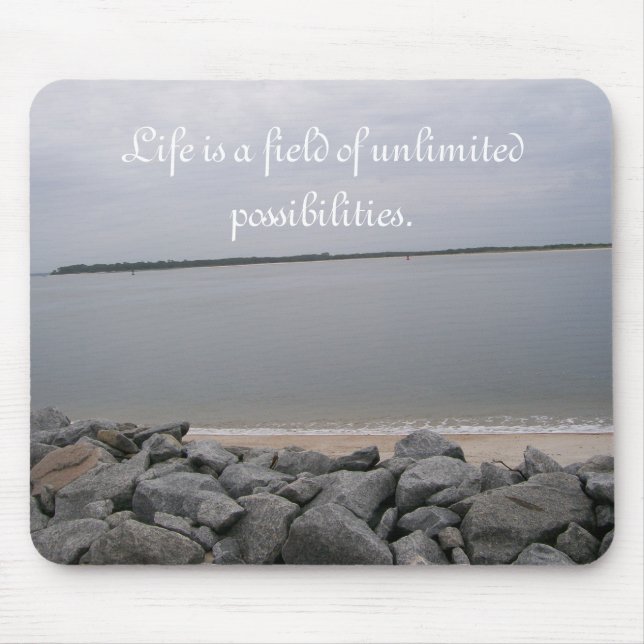Tranquil Beach Mouse Pad (Frente)