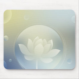 Tranquil Lotus Mouse Pad