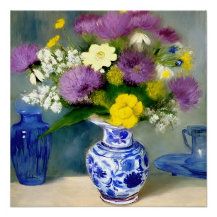 Tranquilo Vase das Flores Impressão