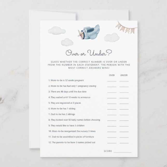 Transferível sobre ou Sob Cartão de Jogo (Frente)